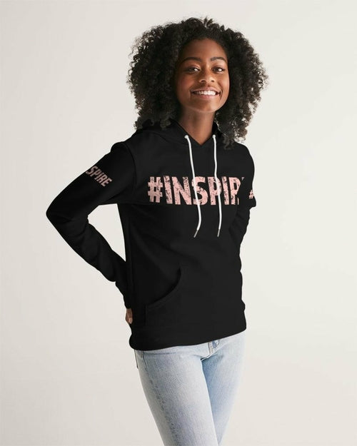 Womens Hoodie - Pullover Hooded Sweatshirt - Peach Graphic /inspire