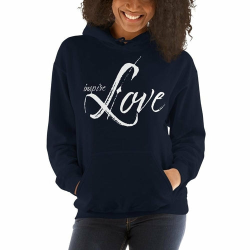Womens Hoodie - Pullover Hooded Sweatshirt - Graphic/inspire Love