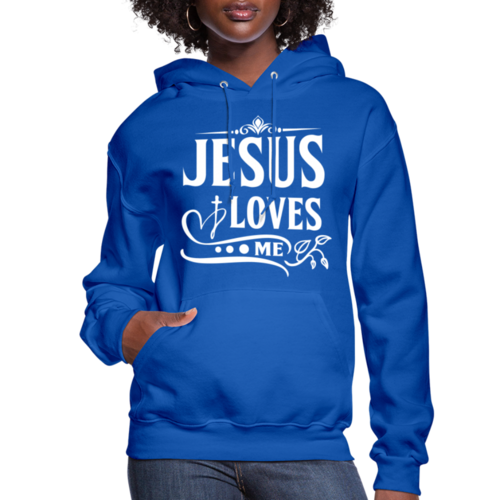 Womens Hoodie - Jesus Loves
