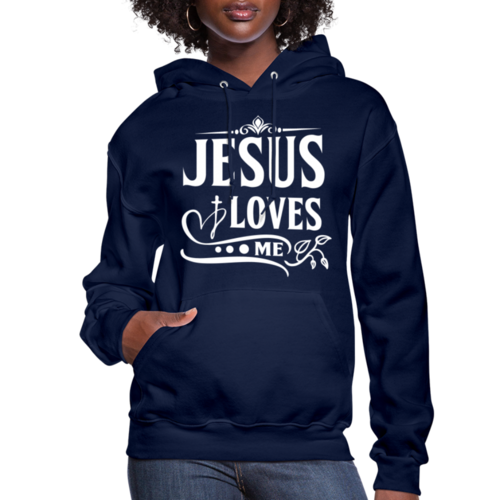 Womens Hoodie - Jesus Loves