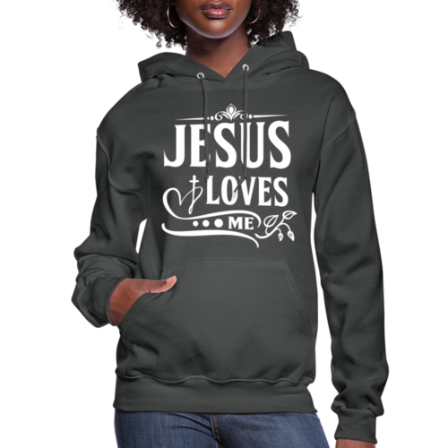 Womens Hoodie - Jesus Loves