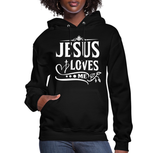 Womens Hoodie - Jesus Loves