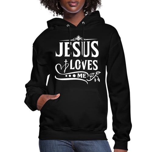 Womens Hoodie - Jesus Loves