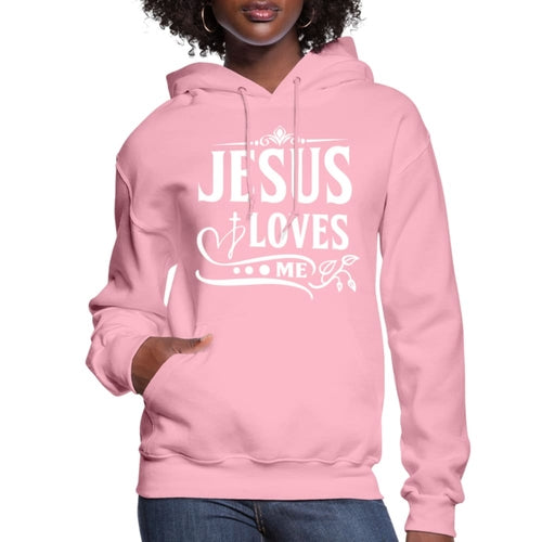 Womens Hoodie - Jesus Loves