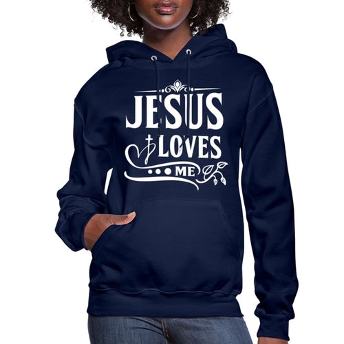 Womens Hoodie - Jesus Loves
