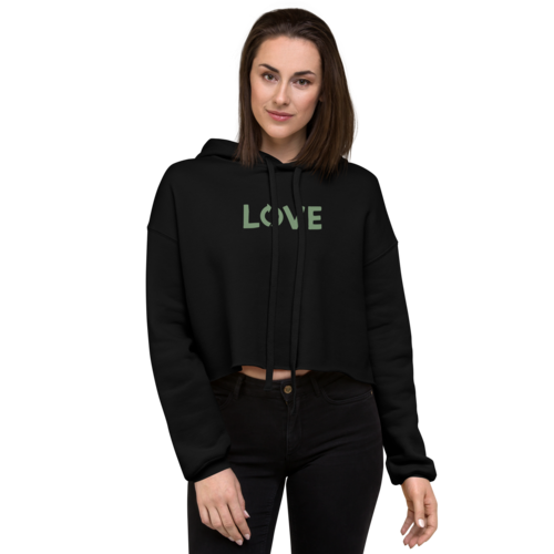 Women's Love Crop Hoodie